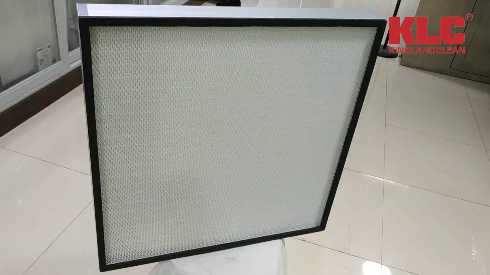 High Quality Minipleat Ffu Hepa Filter H14 H13 Buy Ffu Filter,Ffu