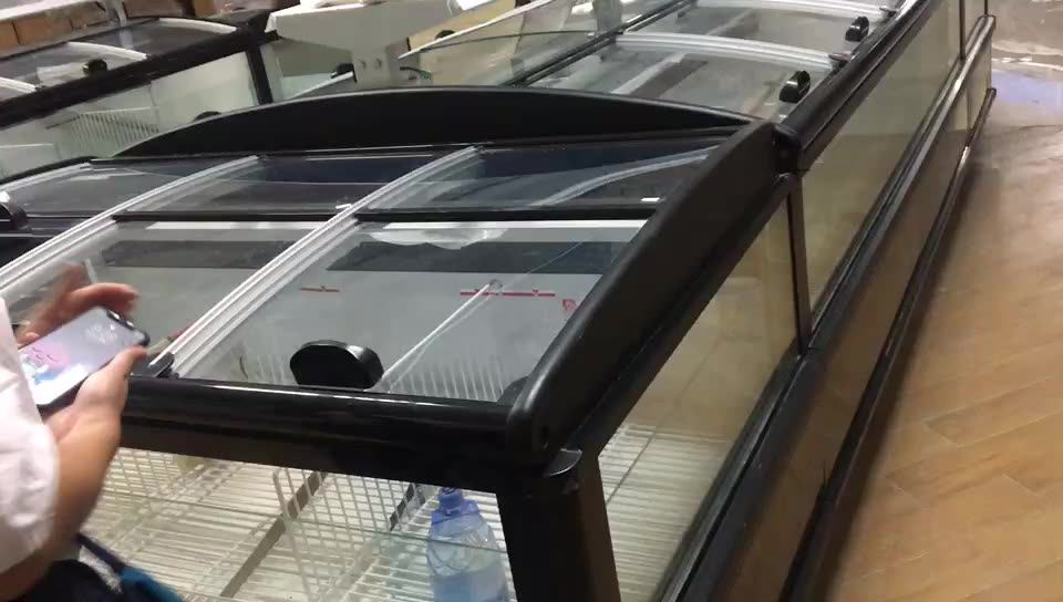 Fresh Meat Open Display Fridge Commercial Meat Freezer Refrigerator