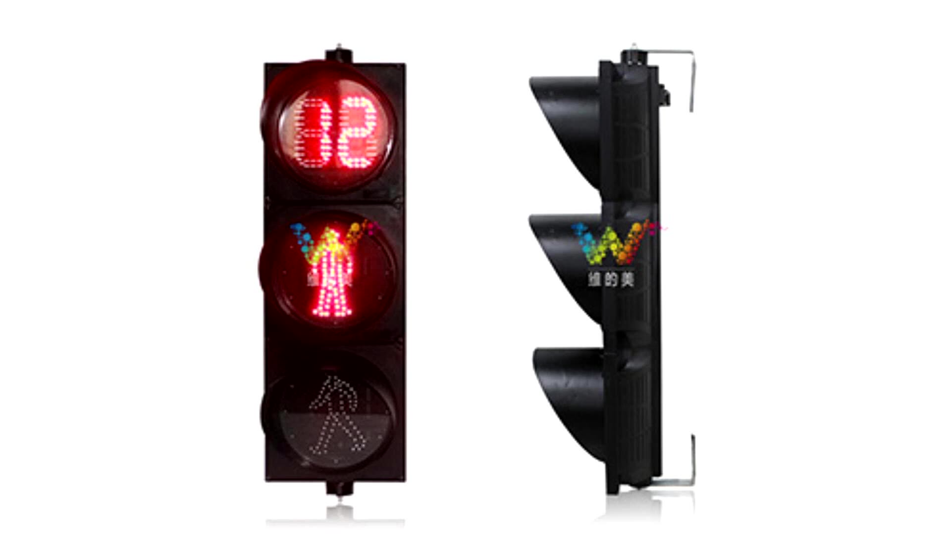 300mm Traffic Pedestrian Led Light With Countdown Timer Traffic Light