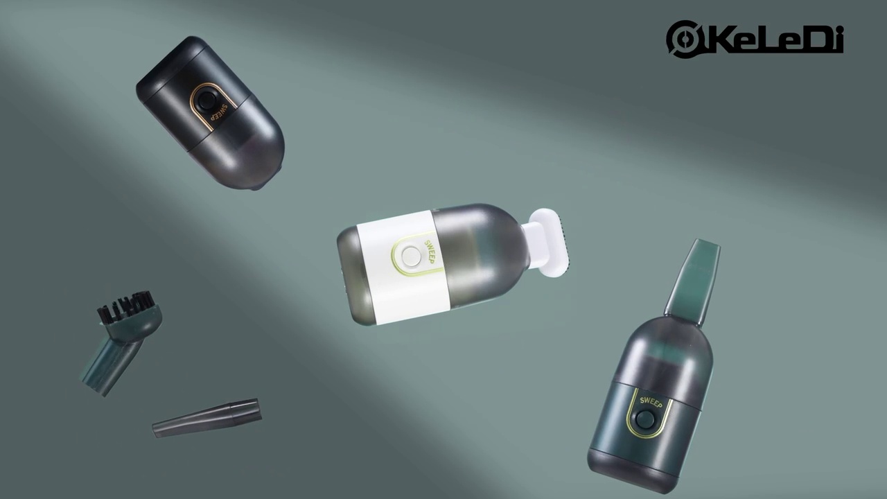 桌面清洁神器。迷你无线吸尘器，让键盘焕然一新✨