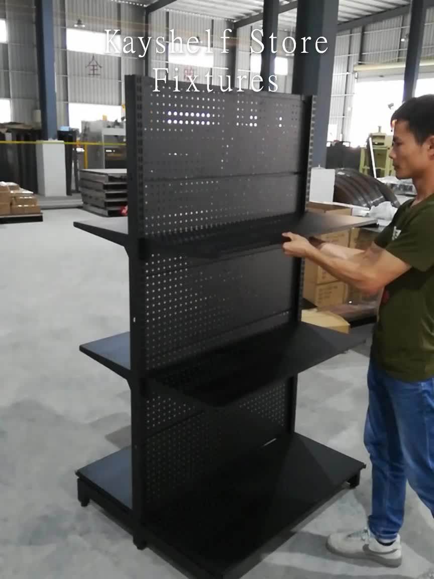 Double Sided Gondola Racking System Light Duty Shelving Retail Store