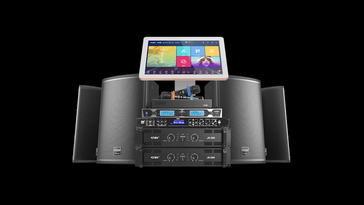 Whole Set Karaoke System Karaoke Machine+power Amplifier+speaker