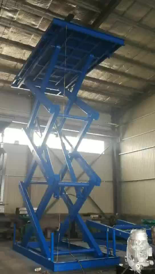 1ton- 10ton Capacidad Tijera Ascensor Coche Hidráulico Ascensor Garaje