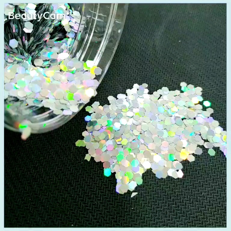 Ultra Fine Glitter Healthy Nontoxic Nailart Holographic Laser Glitter Powder,Cosmetic Pet