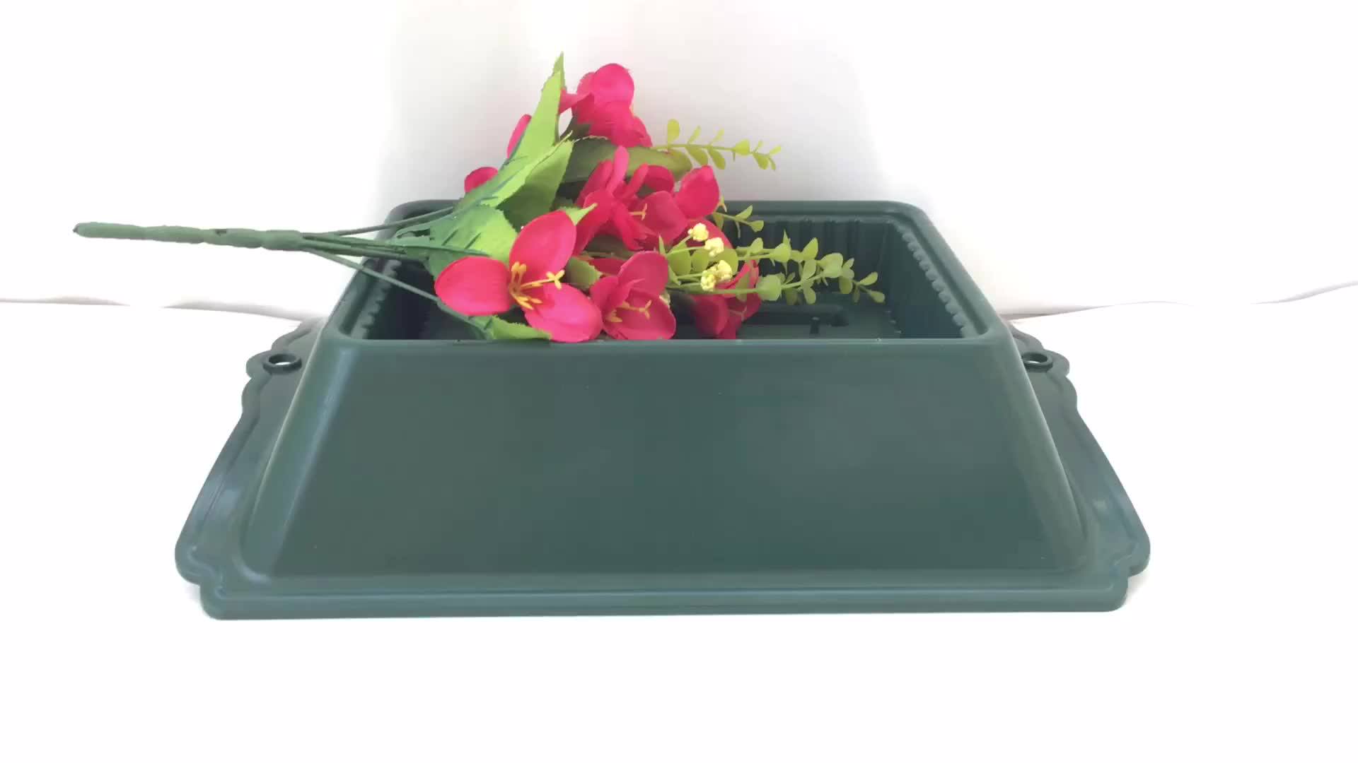 9"Deluxe Casket Saddle Floral Tray, View 9"Deluxe Casket Saddle Floral