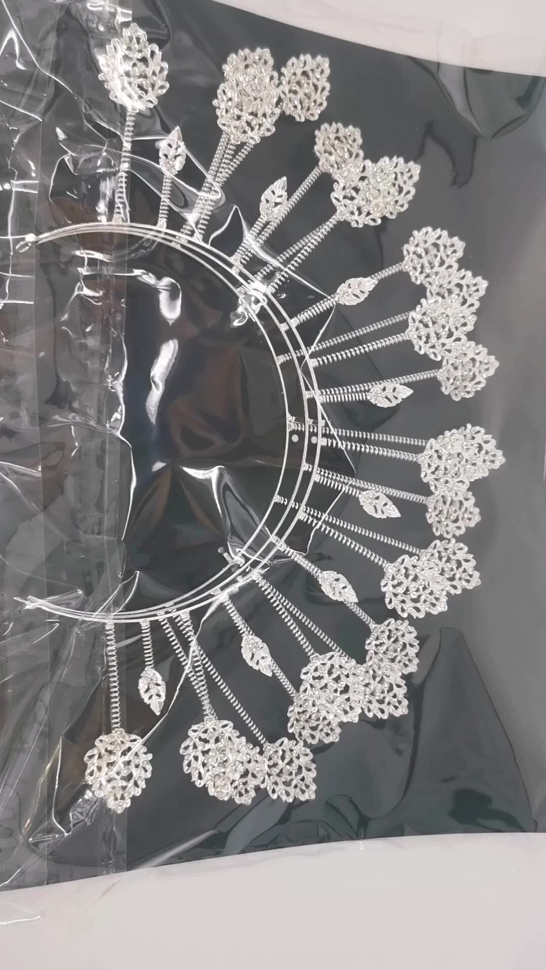 Malaysian Vintage Retro Gold Bridal Wedding Tiaras For Women Bride