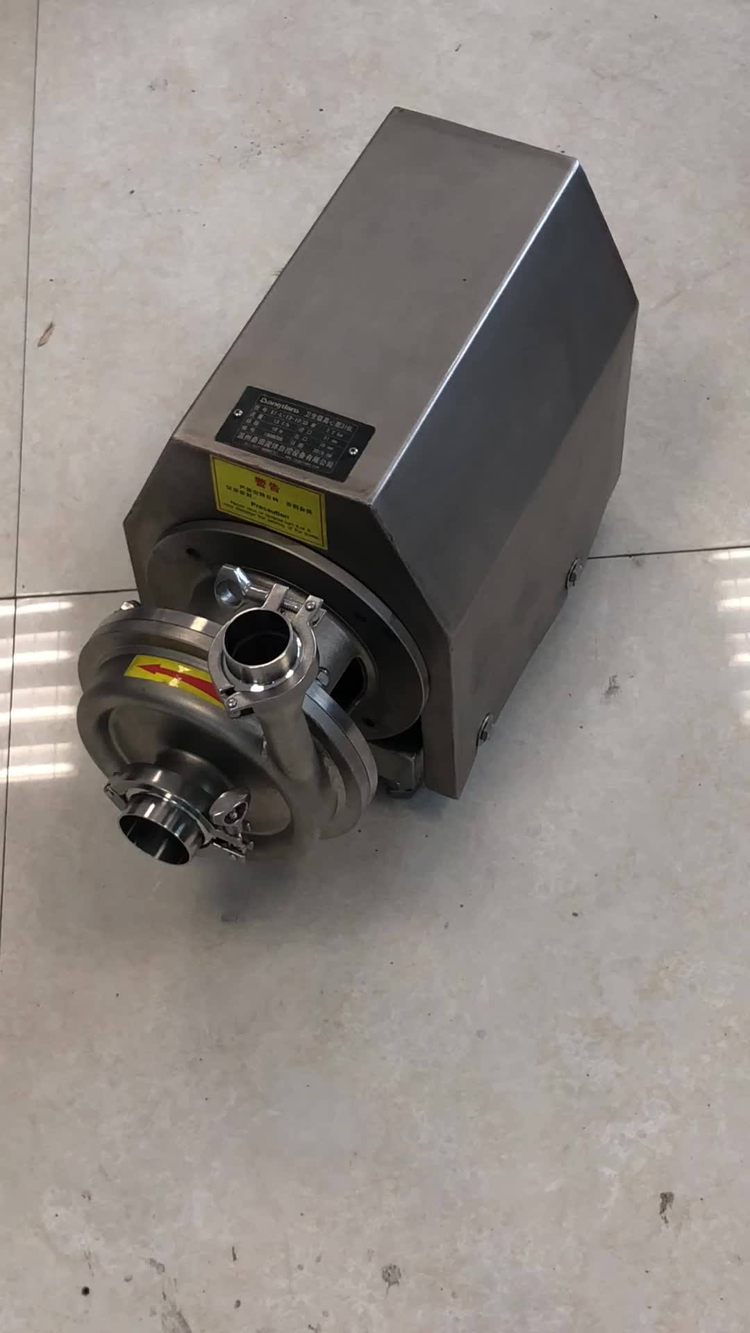 316l Food Grade Milk Juice Beverage Water Sanitary Centrifugal Pump