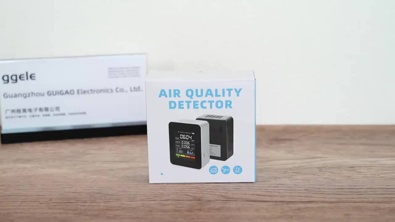 Home Humidity And Temperature Co2 Meter Portable Infrared Wifi Gas Analyzers Carbon Dioxide