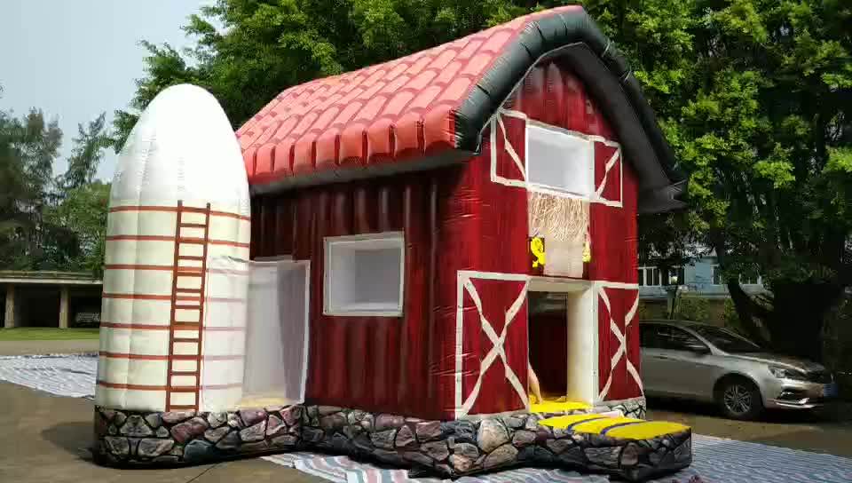 Large Inflatable Barn Farm Bouncer House Inflatable Barn Bounce Castle