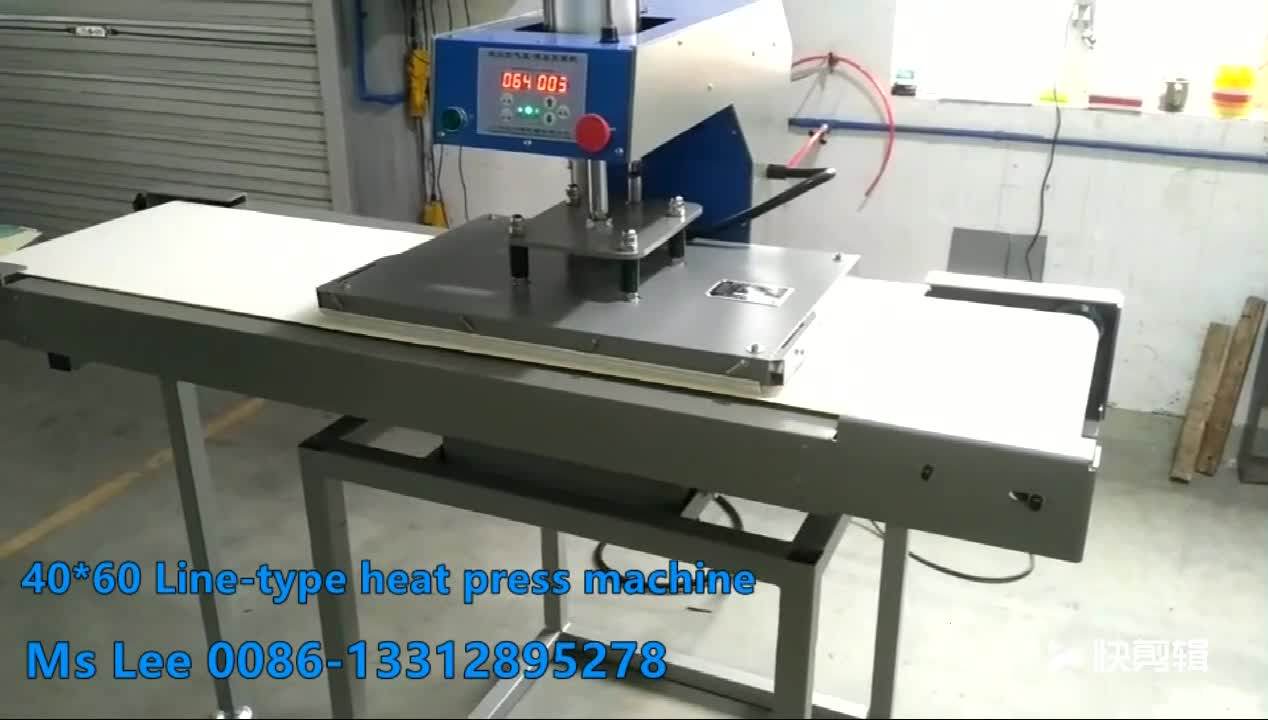 New Design Roll To Roll Heat Transfer Press Machine With Conveyor Belt