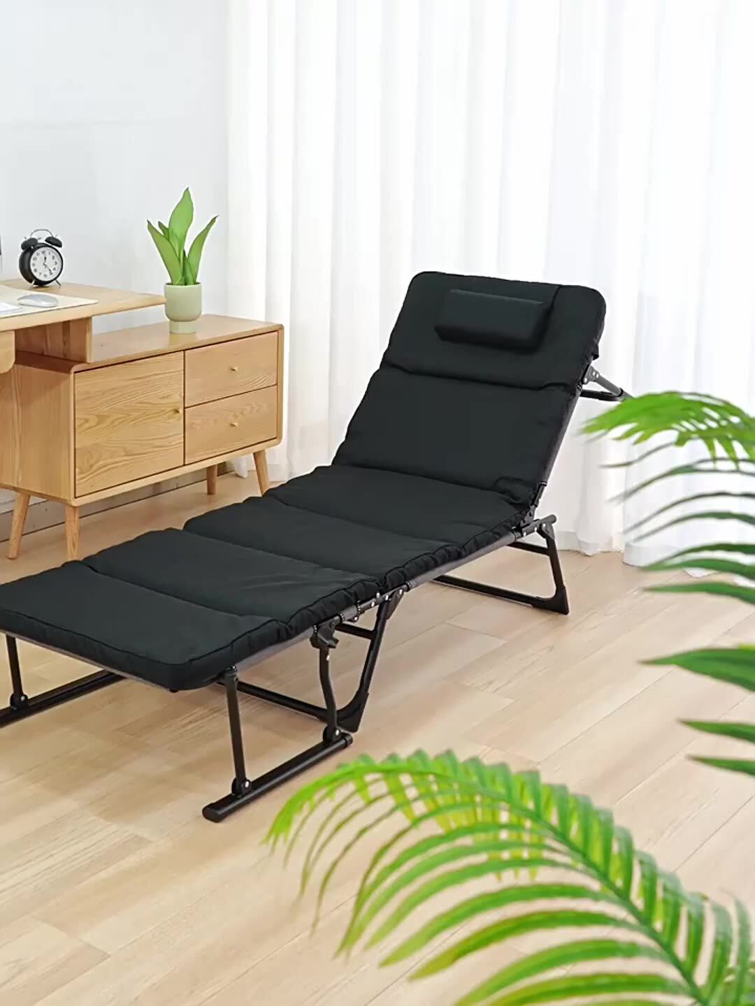 Multifunction nap folding bed simple sofa, recliner and folding chair