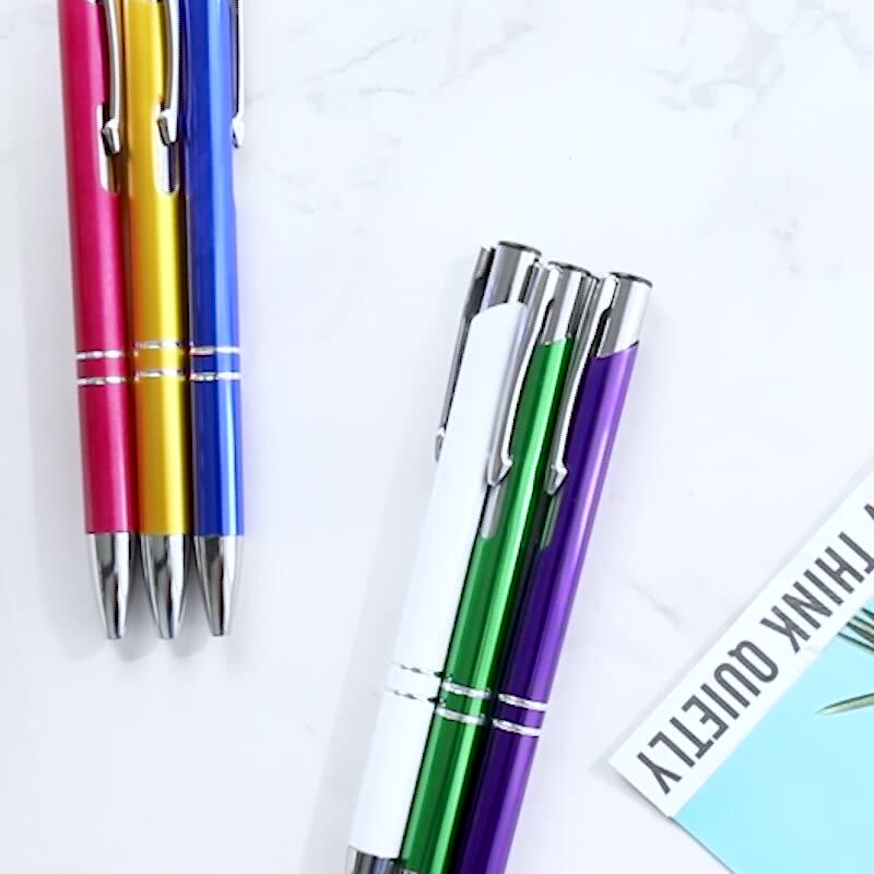 Wholesale Advertising Personalized Logo Ballpoint For Aluminum ...