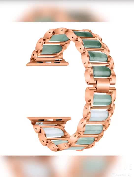 Fashion Jewelry Watch Bands Charom Nature Jade Stone Watch Bands For