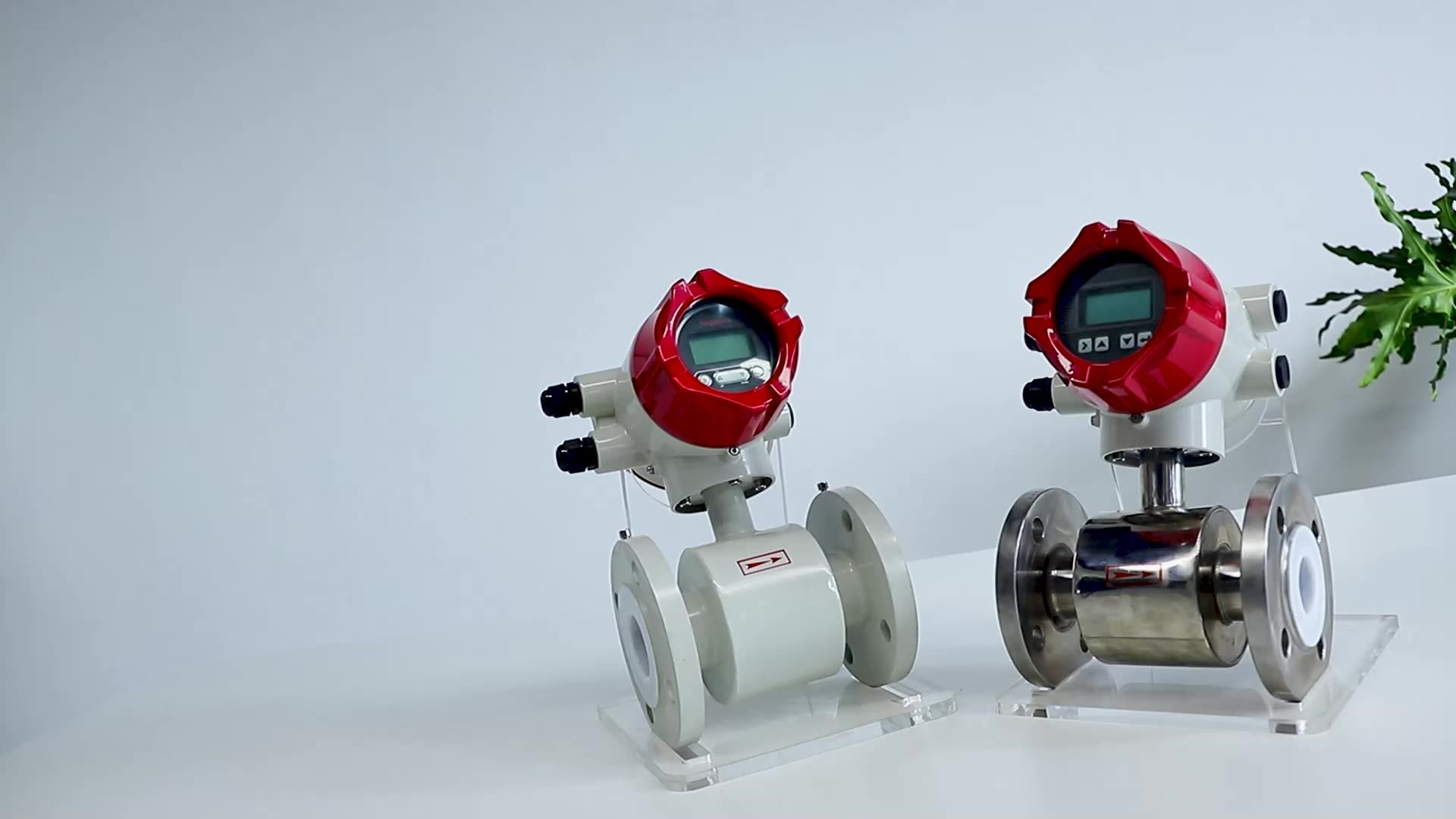 Rs485 Ptfe Industrial Water Flow Meter Dn300 Instrument
