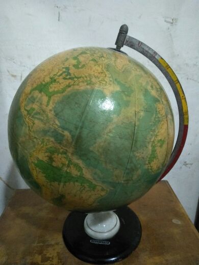 Old Globes Old Learning Tool Old Globes Made in 1978