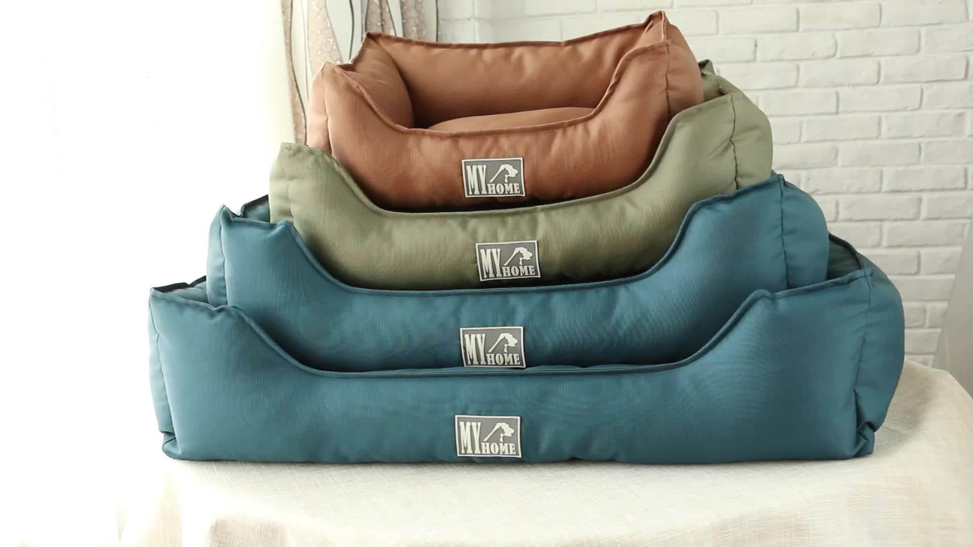 Wholesale Custom Comfortable Waterproof Dog Bed Fabric Oxford Bog Bed