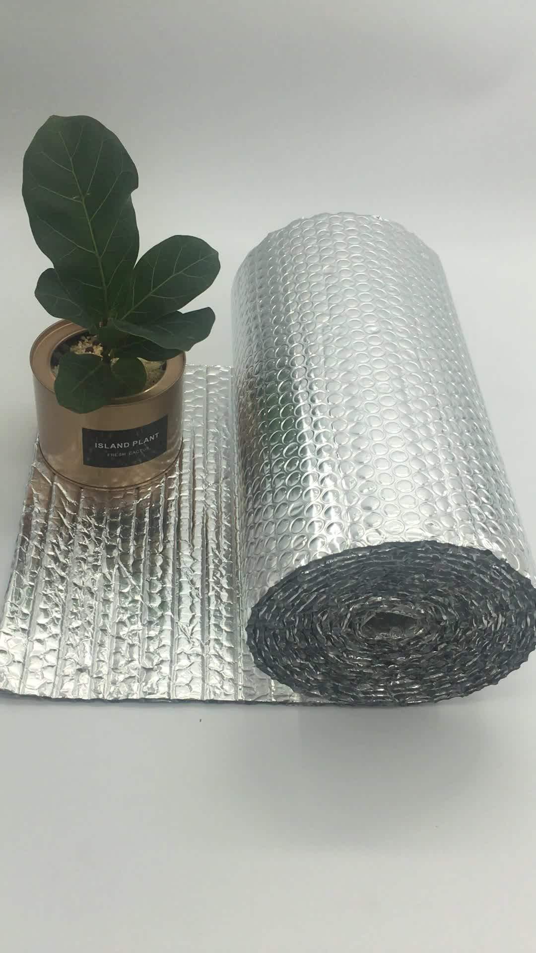Double Side Aluminum Foil Woven Fabric Reflective Heat Insulation Pe