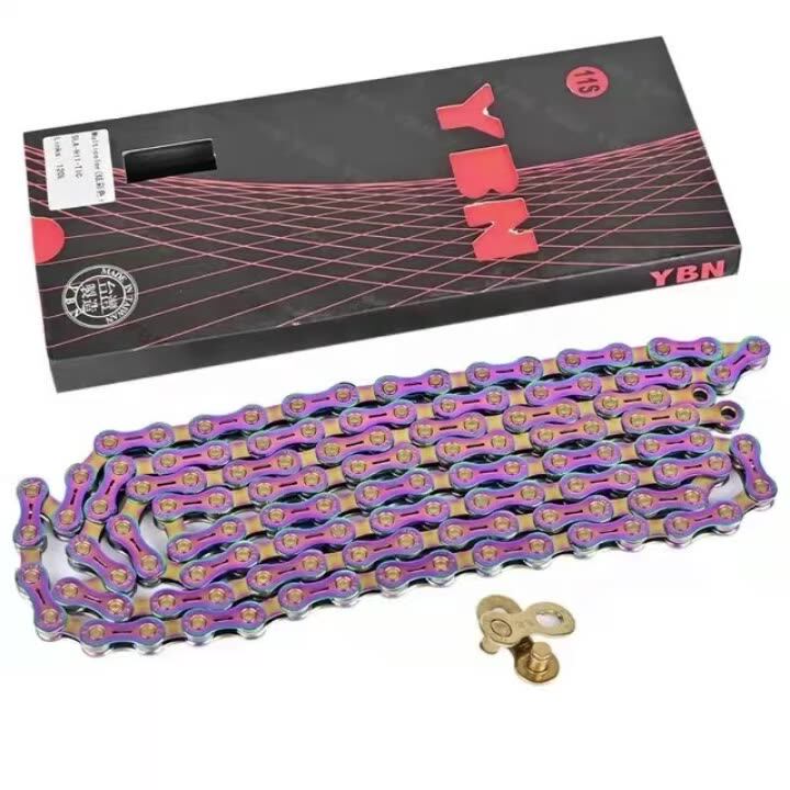 Cadena De Color Arcoíris De 11 Velocidades Para Bicicleta De Montaña,Cadena Plateada Para Bici De Carretera - Buy Cadena De Bicicleta,Bicicletas Montaña Cadenas,11 Velocidad Arco Cadena De Color Product
