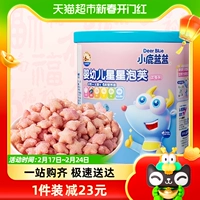 小鹿蓝蓝 Младенец -звезды Puff, черничный вкус детские детские закуски не добавляют белый сахар 42 г
