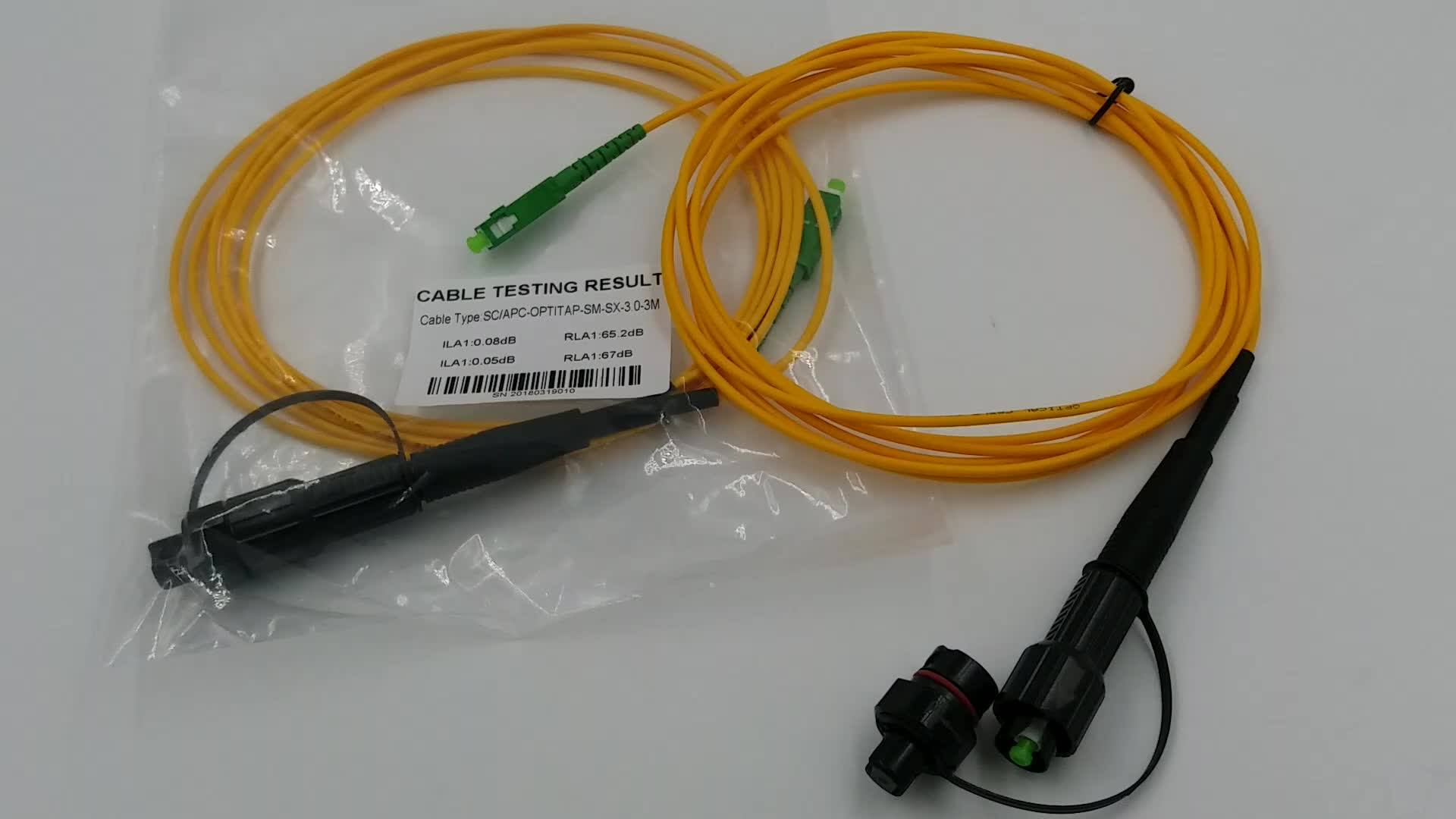 Ip65 Pdlc/odva Lc/upc Connection Tactical Optical Cables For Hd Tv