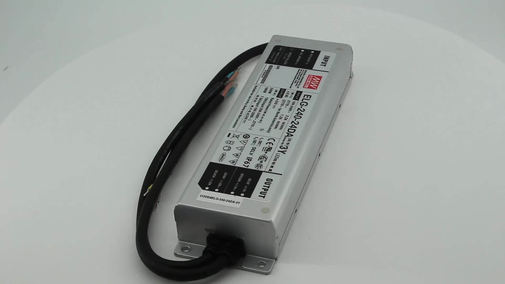 Original Meanwell Brand 18w To 600w Waterproof Ip65 Ip67 Dimming