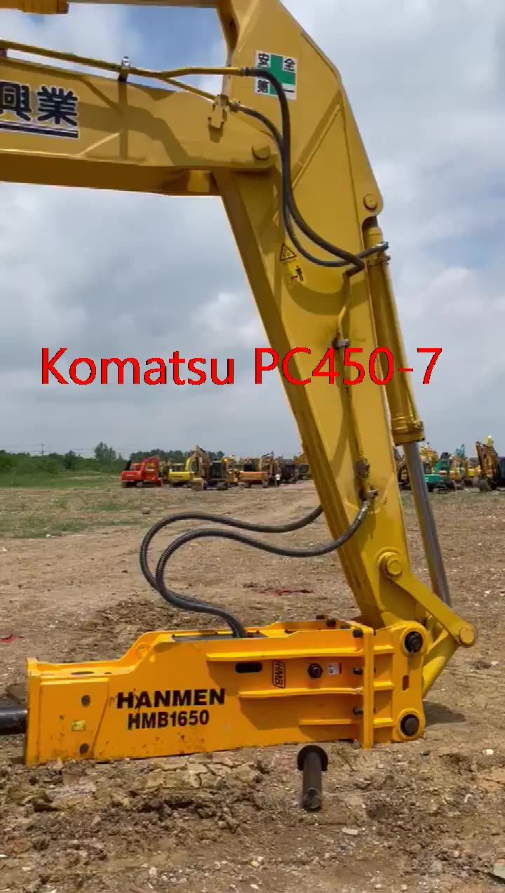 Used Komatsu Pc450 Crawler Excavator With Jack Hammer For Sale,Japan