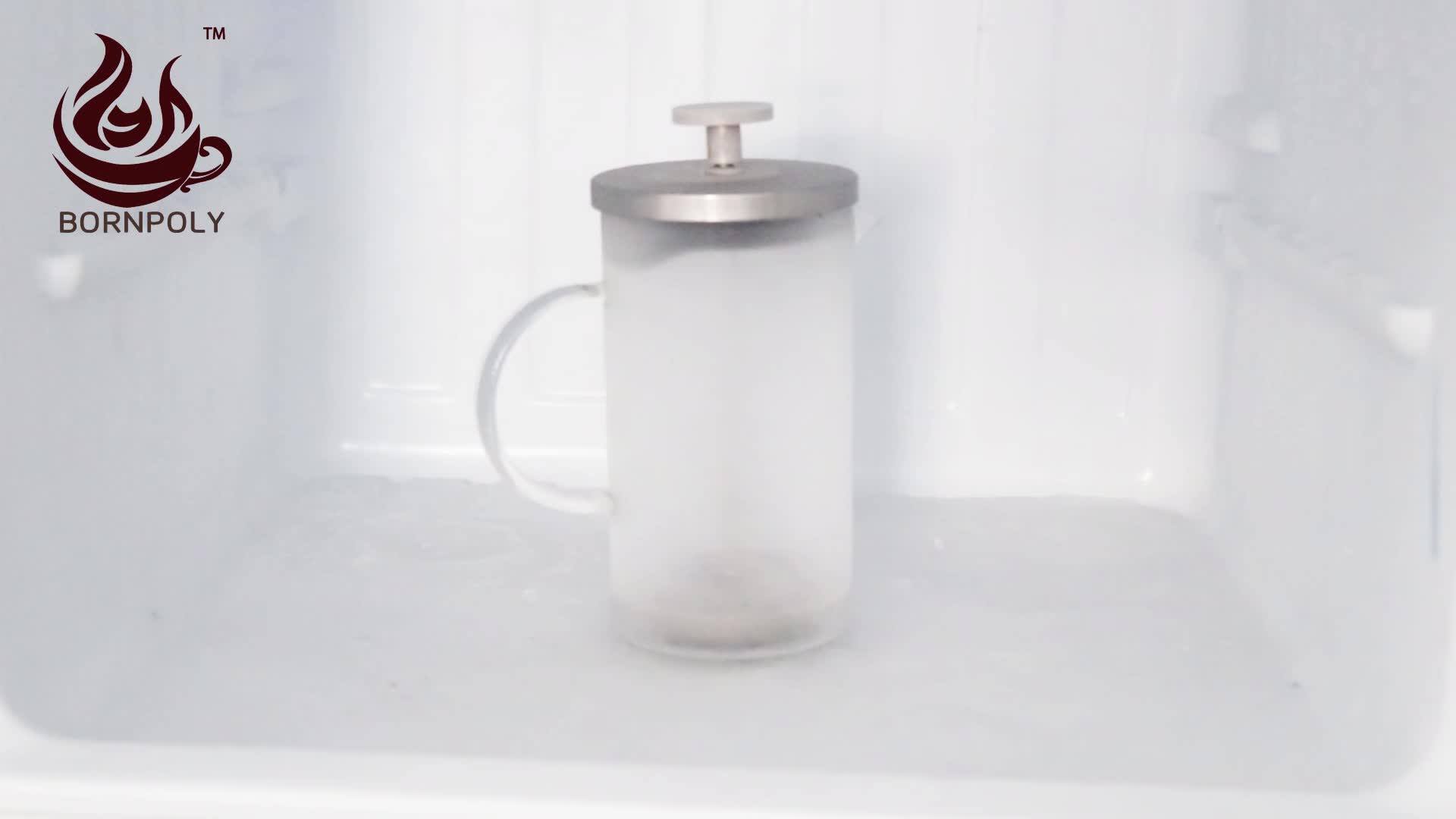 Classical Double Wall Glass Travel French Press Thermo Glass Coffee