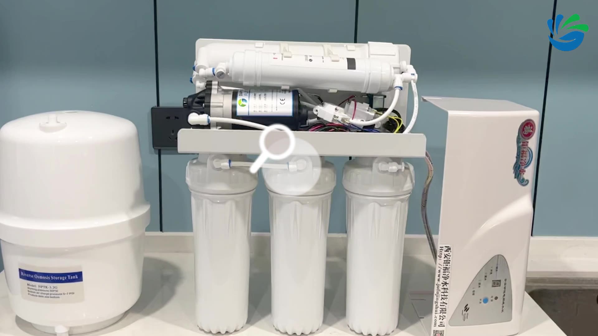 5 Stage Domestic Ro Water Purifier Whole House 50gpd Reverse Osmosis