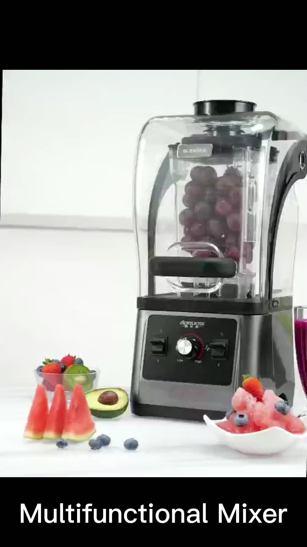 Fruit Blender Smoothie Machine Commercial Eco Friendly Ultrasonic Low