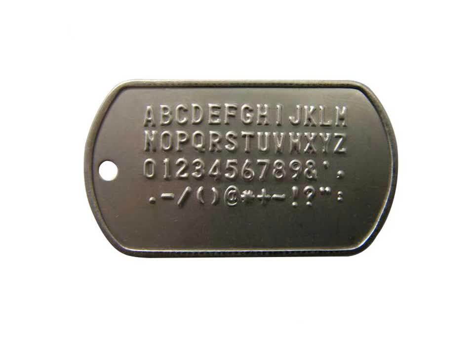 Customized Military Dog Tags Personalized Metal Tags For Pet Dog Cat