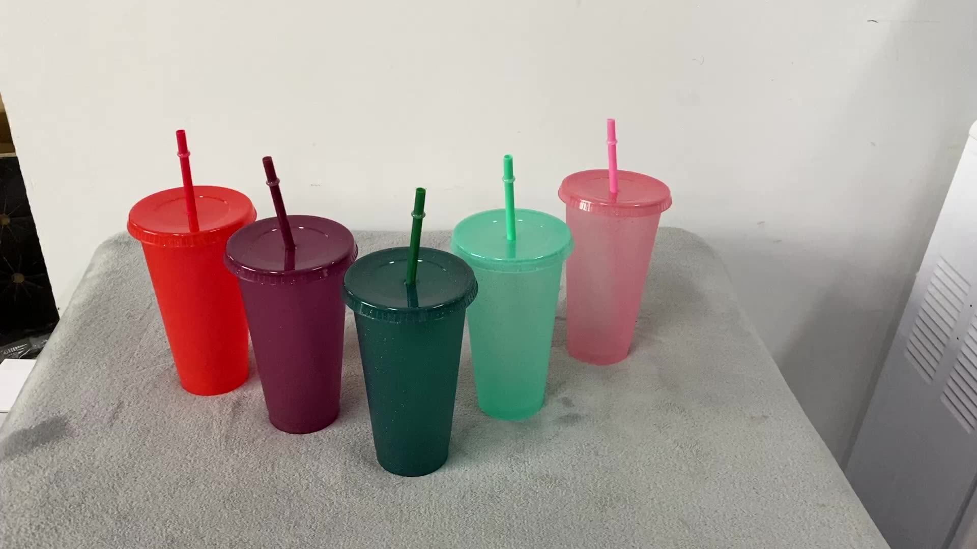 Best Gifts Glitter 24 Ounces Tumbler 16oz 480ml 700ml Reusable Ice Cold