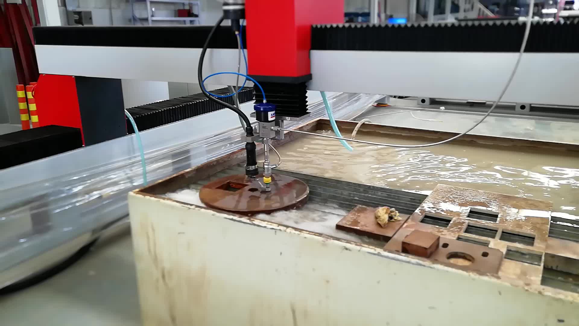 Head Chinese Waterjet Metal Cutting Machine Abrasive Water Jet Cutting