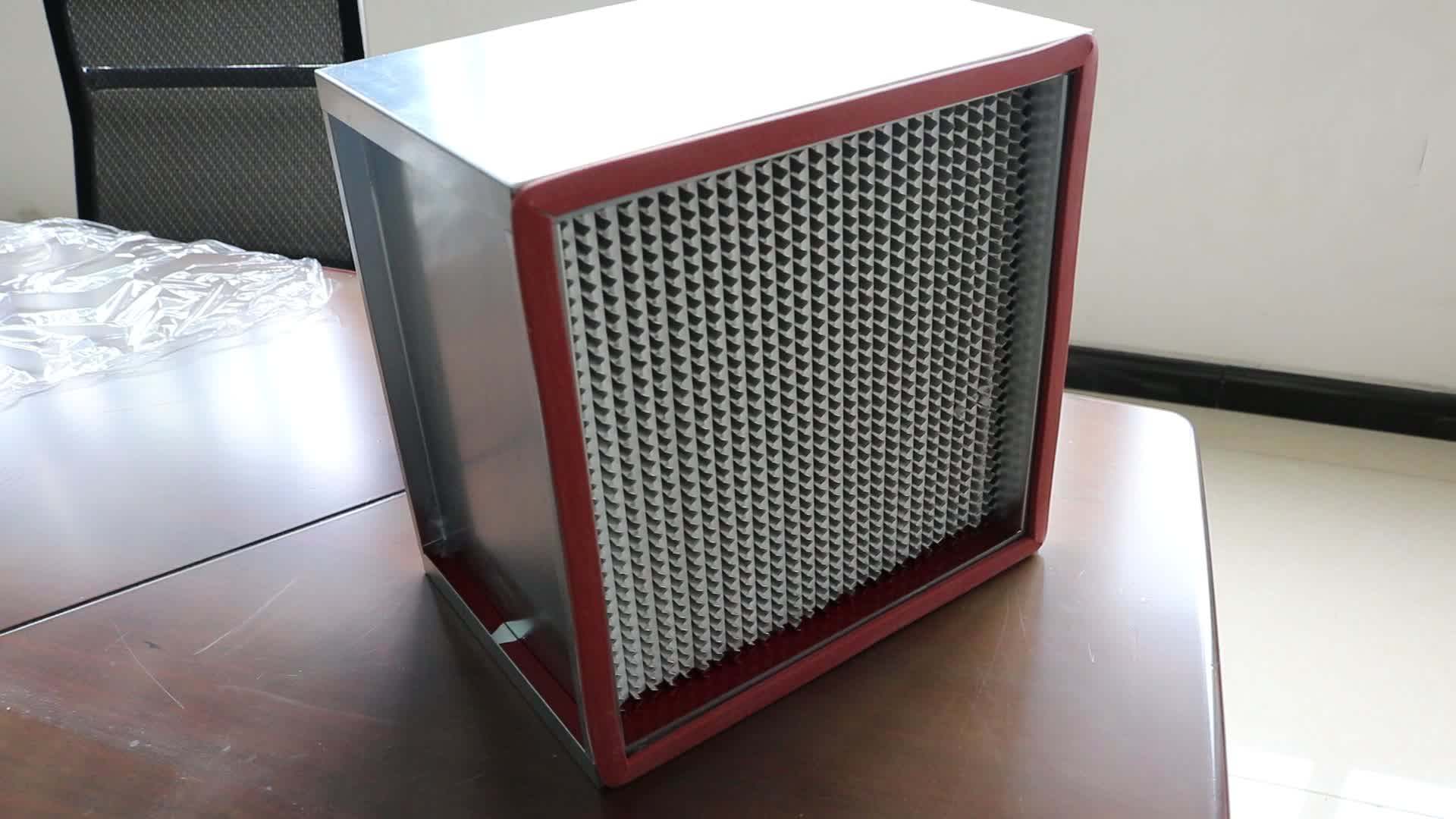 Box Type Heat Resistance Separator Fiber Glass Hepa Air Filter Buy Hepa Air Filter,Fiber Glass