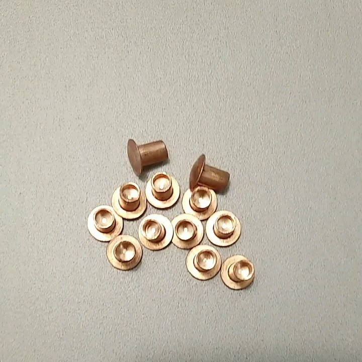 China Rivets Manufacturer Pan Flat Head Semihollow Semitubular Rivets