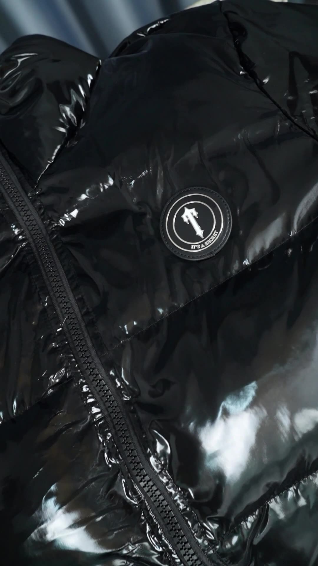 Chaqueta De Plumón De Trapstar De Londres Para Hombre,Parka Negra