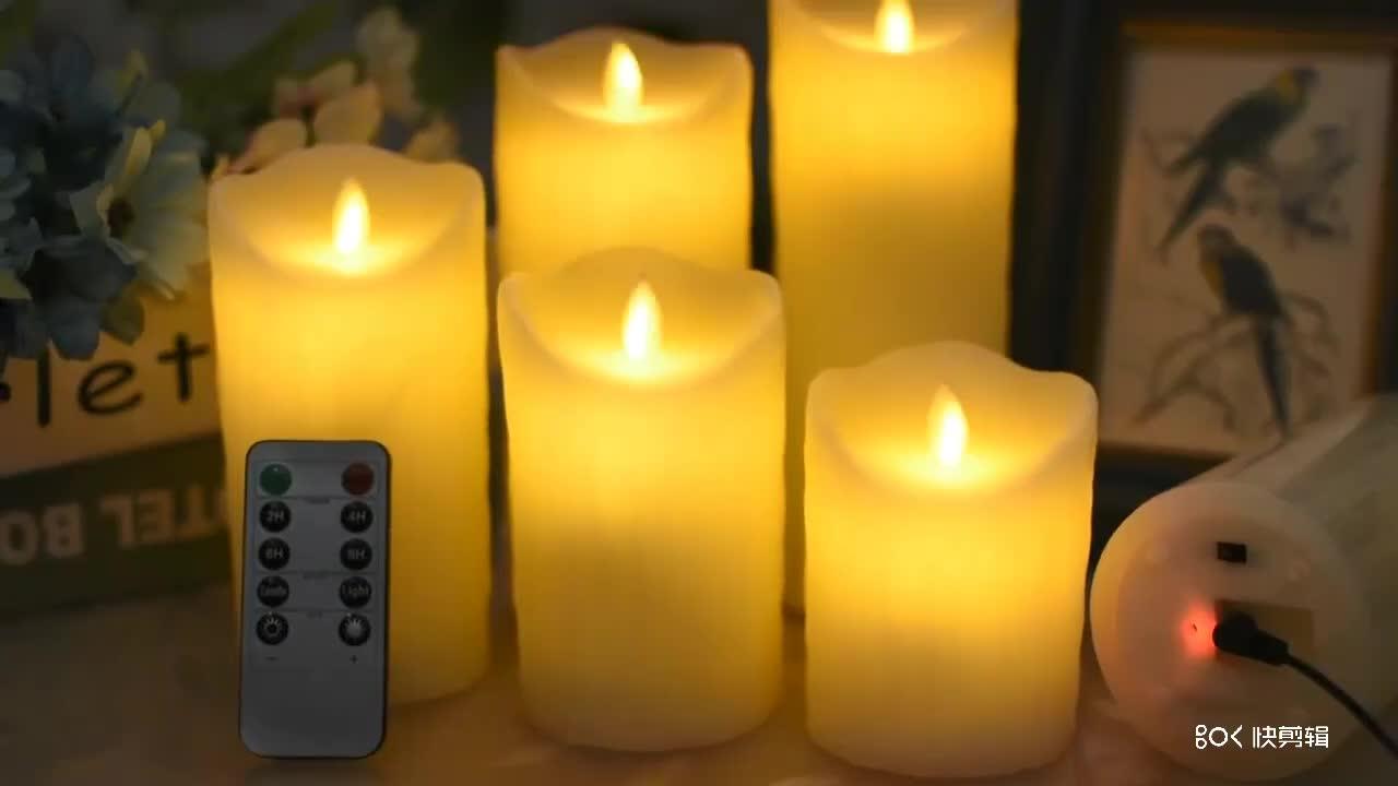 Led Flameless Dancing Flame Non Drip Battery Operated Taper Candles Buy Led Candles,Led Candle