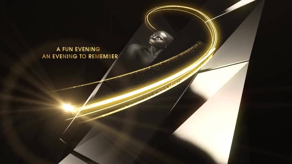 金色大气企业年会晚会颁奖典礼开场视频片头AE模板-Golden Awards Opener Redesign 19693175