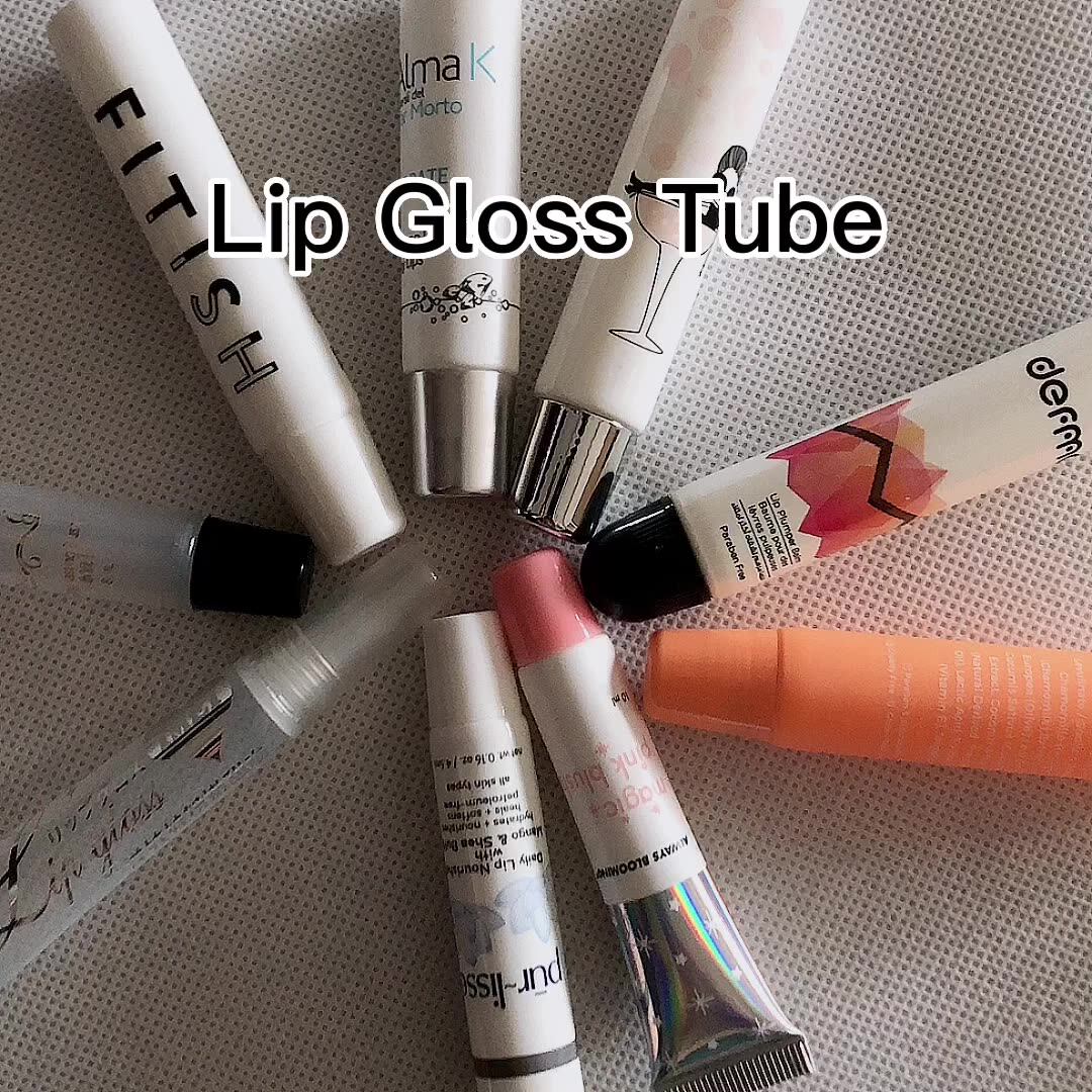 Empty Plastic Containers Lip Balm Squeeze Tubes 10ml Soft Squeeze