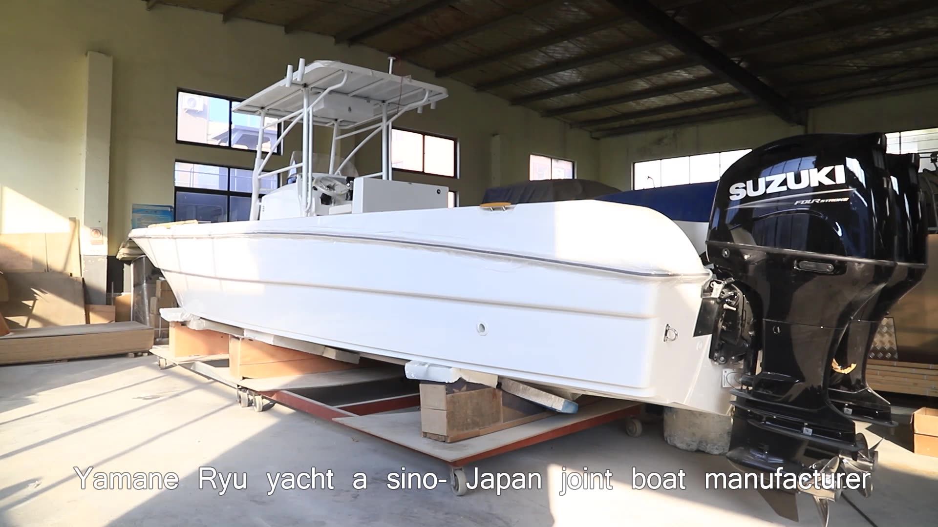 31ft Yamane Professional Yacht Center Console Open Top Fishing Boat High Speed Boat For Sale