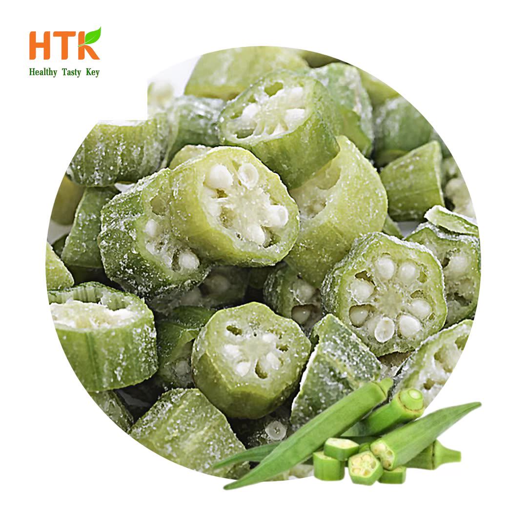 New 2022 Frozen Iqf Okra Cut Made In Vietnam 100 Natural From Htk