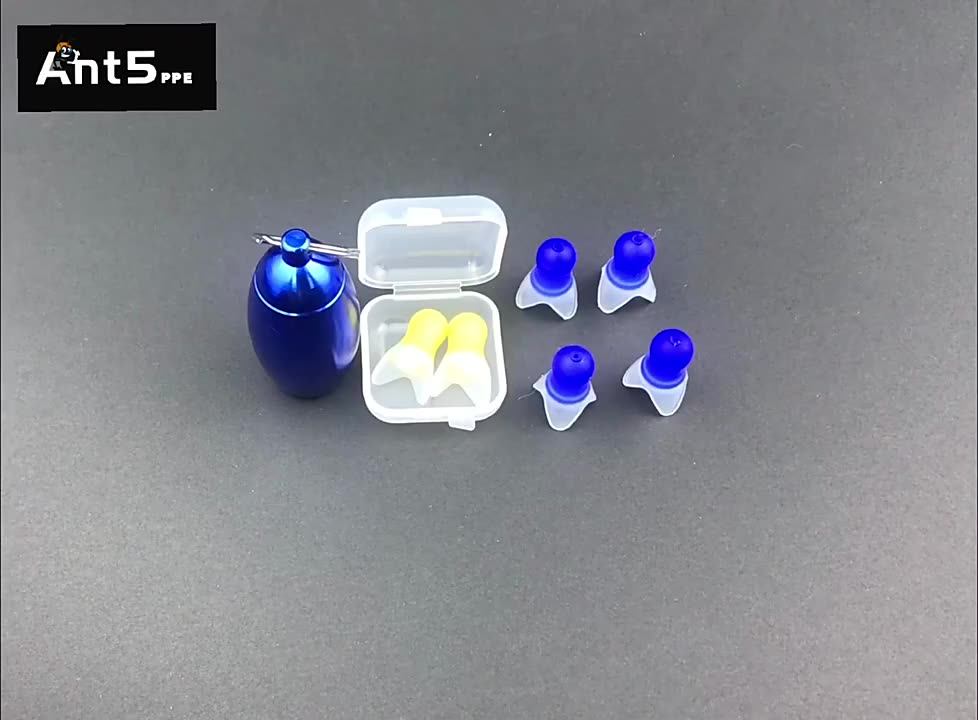 Pressure Reducing Ear Plugs Silicone Reusable Airplane Earplugs For