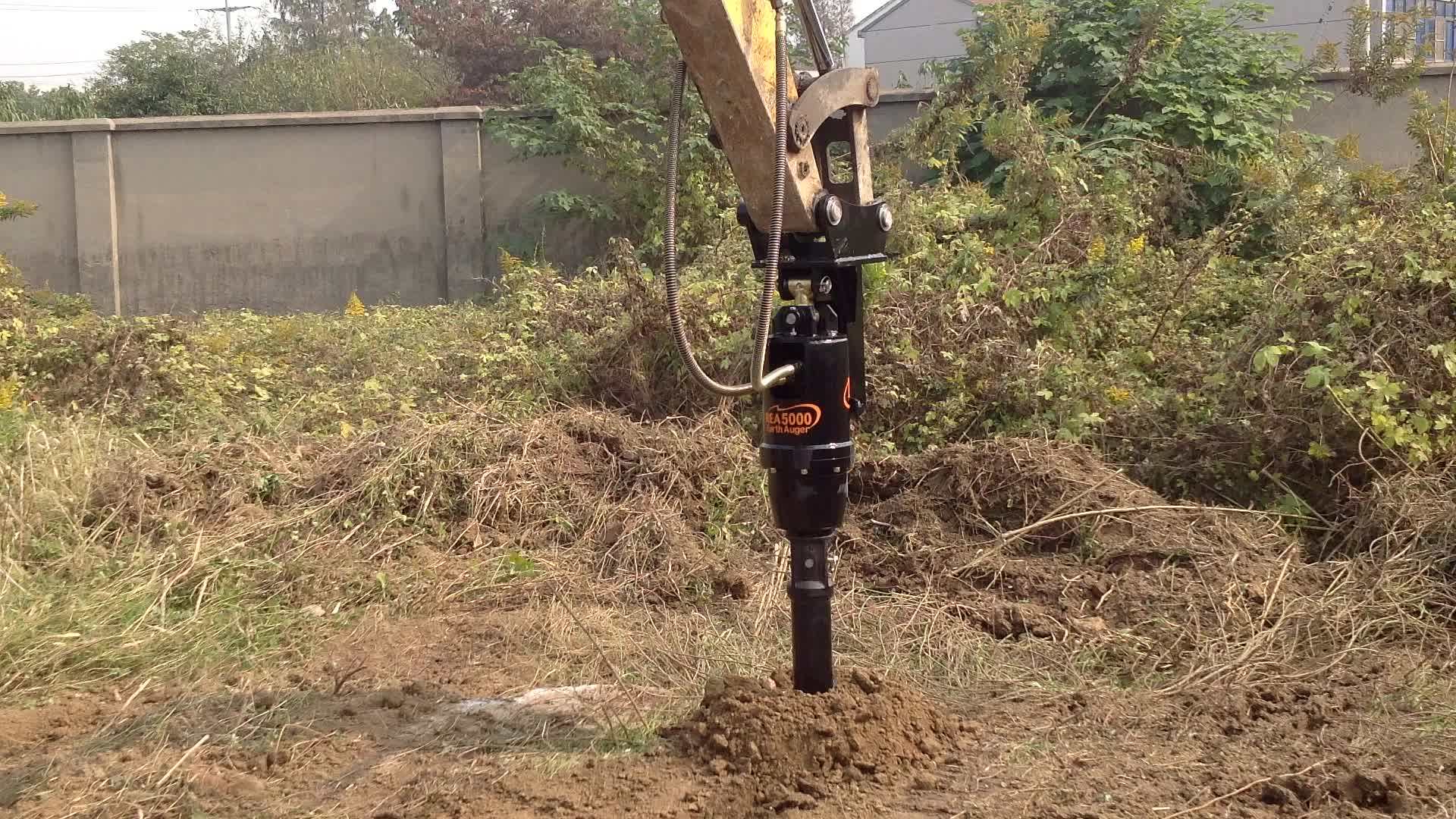 Digging Tools Hydraulic Post Hole Digger Earth Auger Soil Drilling