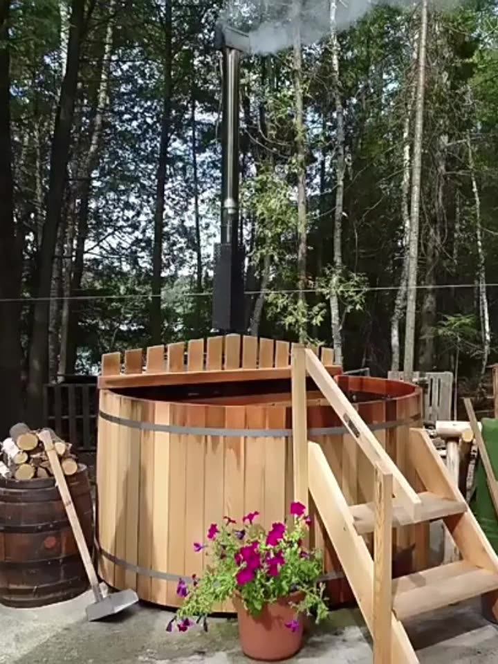 Wooden Hot Tub Outdoor Cold Plunge Tub For Sauna & Spa Buy Hot Tub