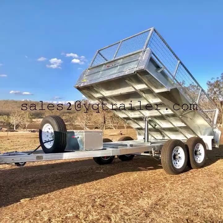 Removable Side Panels 10x7 12x7 14x7 Flatbed Flat top Trailer for sale