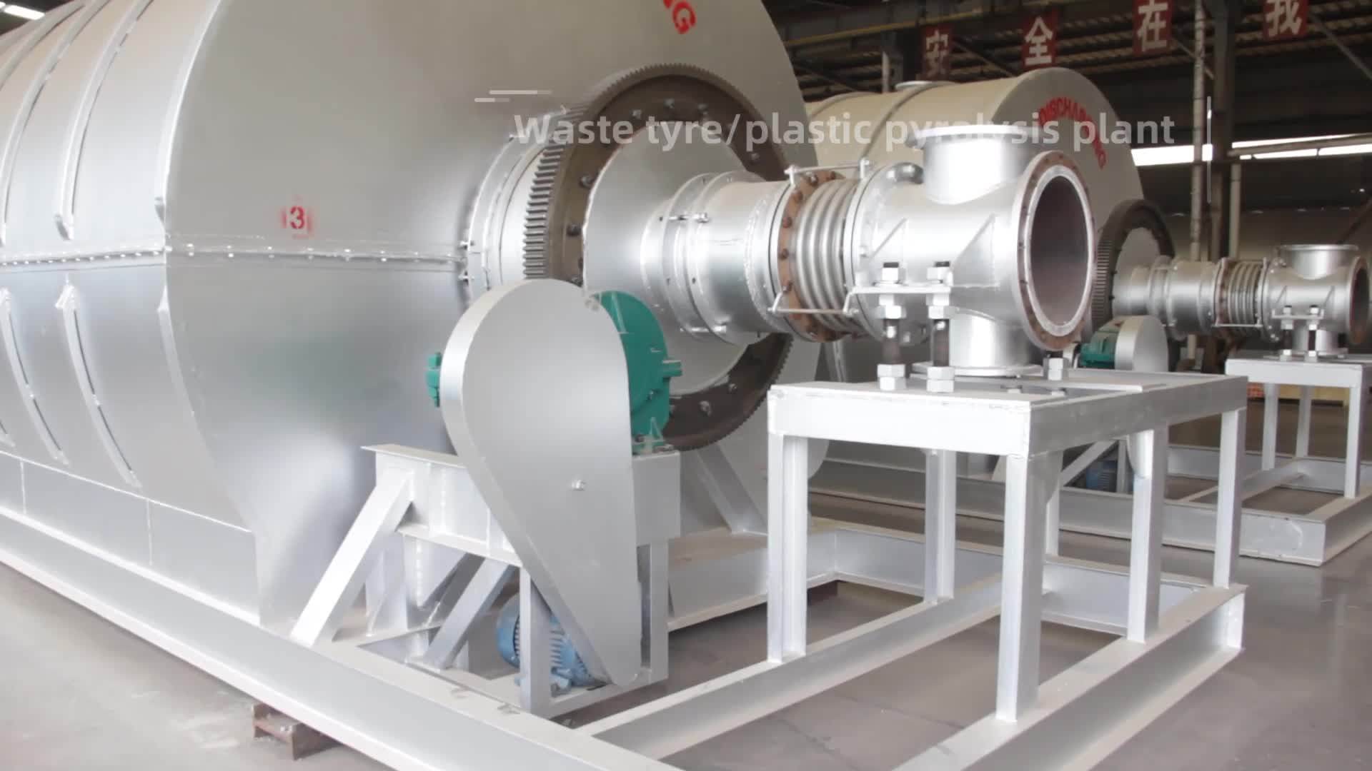 New Tech Waste Scrap Plastic Refining To Oil Pyrolysis Recycling Plants