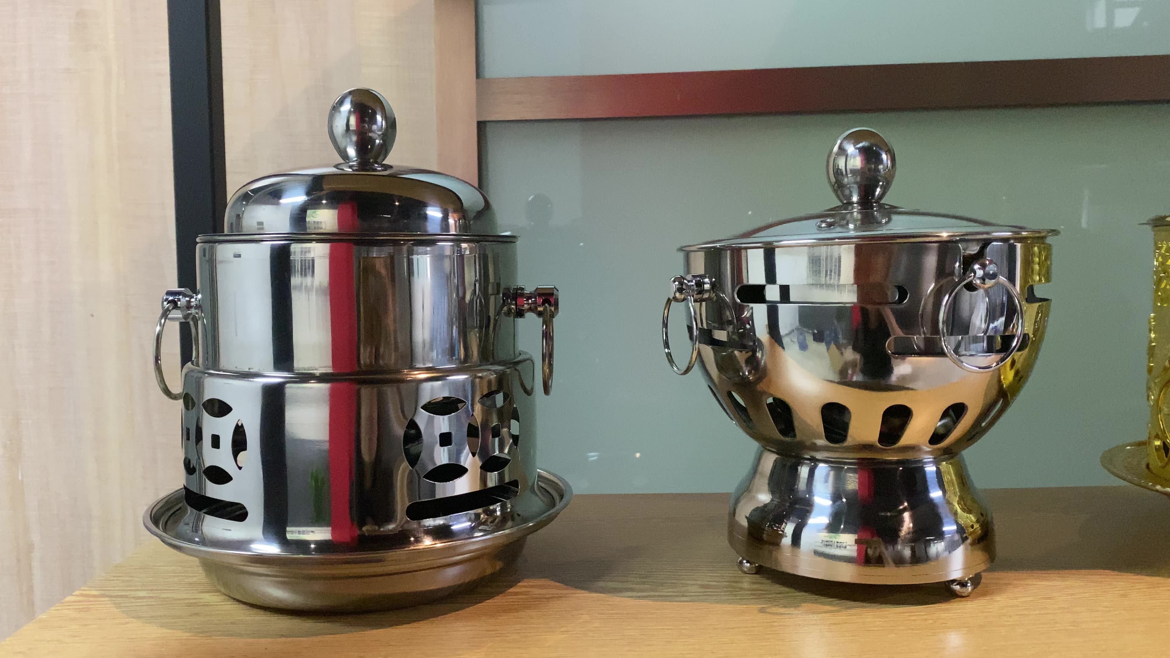 Catering Equipment Food Warmer 18.5x20cm Silver Color Chafing Dishes