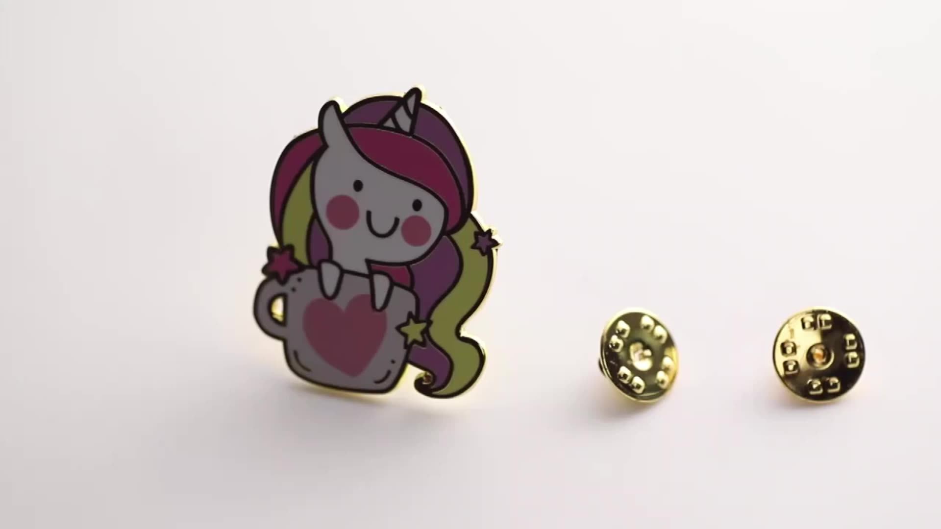 Enamel Pin Backing Card Manufacturer Badge Brooch Soft Hard Supplier