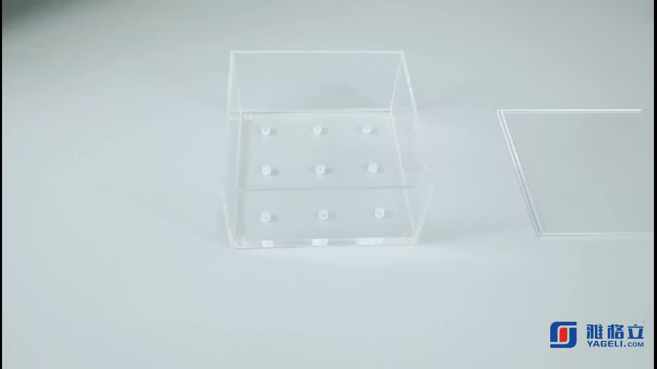Handcrafted Clear Acrylic Speaker Display Box With Enclosure
