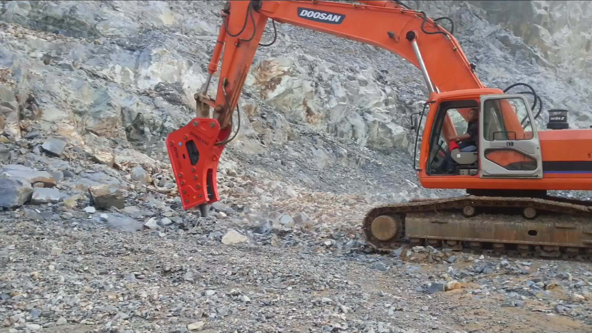 Excavator Hydraulic Krupp Rock Breaker Hammer For 1116t Excavator