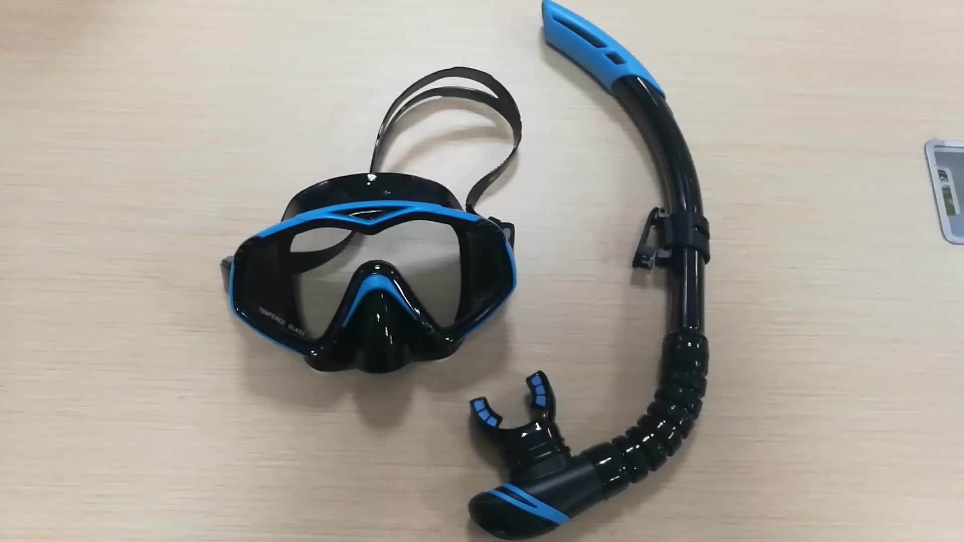 Wholesale Professional Diving Gear Set Scuba Diving Snorkel Mask Set